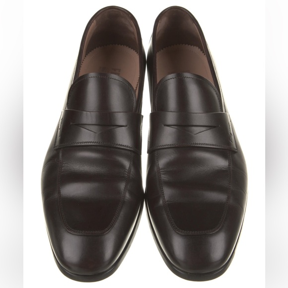 Ferragamo Cordovan Dark Brown Loafers Size 9 - Picture 4 of 6